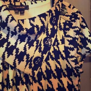 Girls Dress 10 My Michelle Houndstooth Sweater